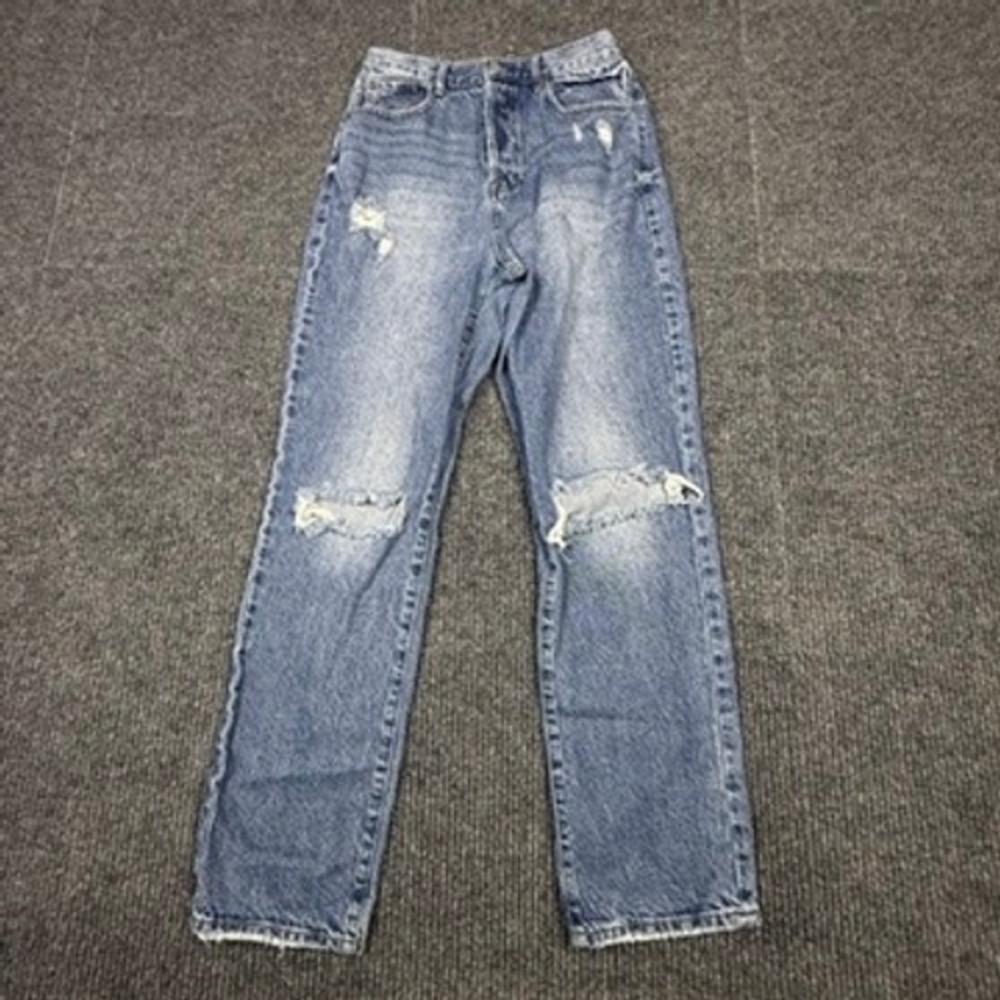 PacSun Womens Distressed Dad Jean High Rise Straight Leg Size 28 860BT210638